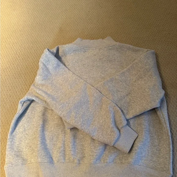 PARKE Grey Mockneck with Navy Appliqué - Picture 4 of 4